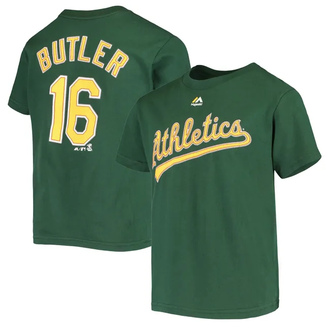 Majestic Girls Youth Majestic Billy Butler Green Oakland Athletics Name   Number Team T-Shirt Halifax Shopping Centre