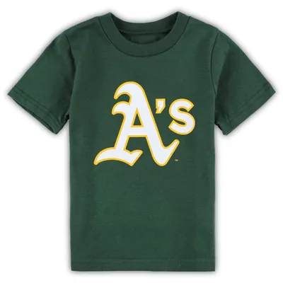 Oakland Athletics Infant Team Crew Primary Logo T-Shirt - Green