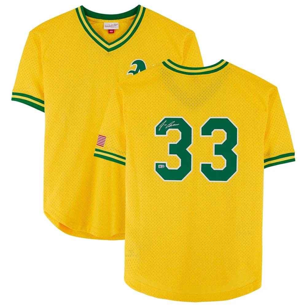 Lids Jose Canseco Oakland Athletics Fanatics Authentic Autographed Mitchell  & Ness Replica Jersey - Gold