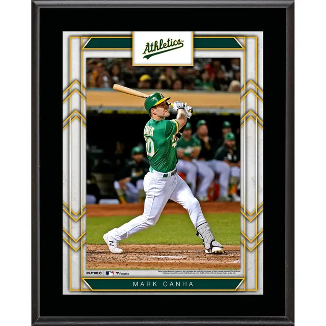 Lids Mark Canha Oakland Athletics Fanatics Authentic Framed 15 x