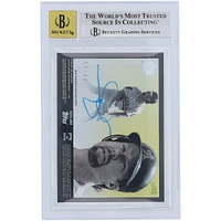 Mark McGwire Oakland Athletics Autographed 2022 Topps Clearly Authentic #55RA-MM #66/99 BGS Authenticated 9/10 Card 