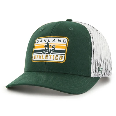 Casquette ajustable Drifter Trucker '47 Green Oakland Athletics pour homme