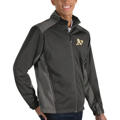 Oakland Athletics Mens Large Full Zip Embroidered Track Jacket