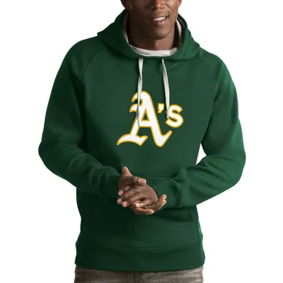 Oakland Athletics Antigua Victory Pullover Hoodie