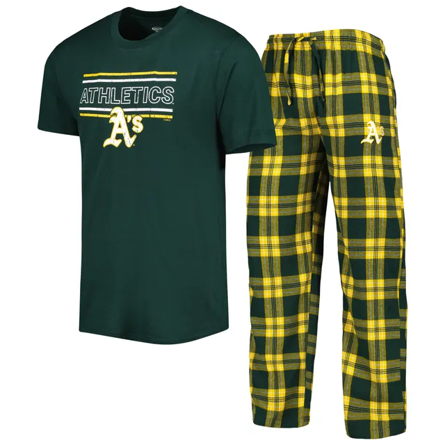 Men's Concepts Sport Green/Gold Green Bay Packers Badge Top & Pants Sleep Set Size: Extra Large