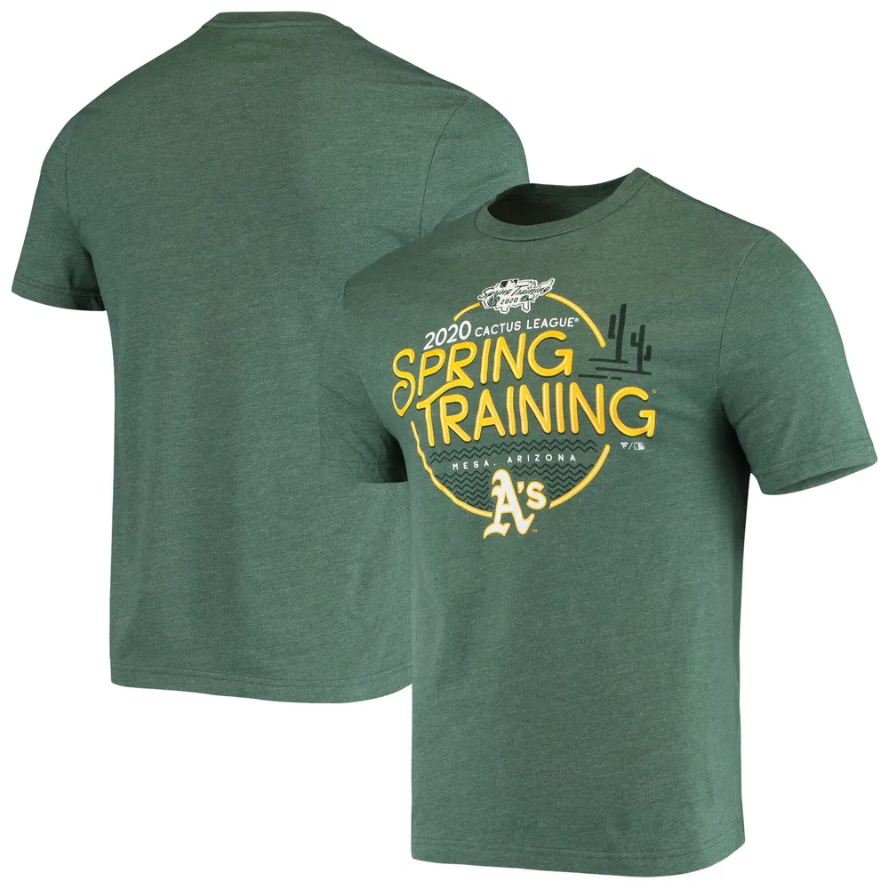 Lids Oakland Athletics Fanatics Branded 2020 Spring Training Round Trip  Logo Tri-Blend T-Shirt - Green
