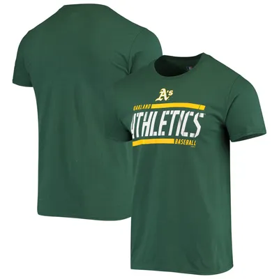 Men's Oakland Athletics Green Hyperlocal Tri-Blend T-Shirt