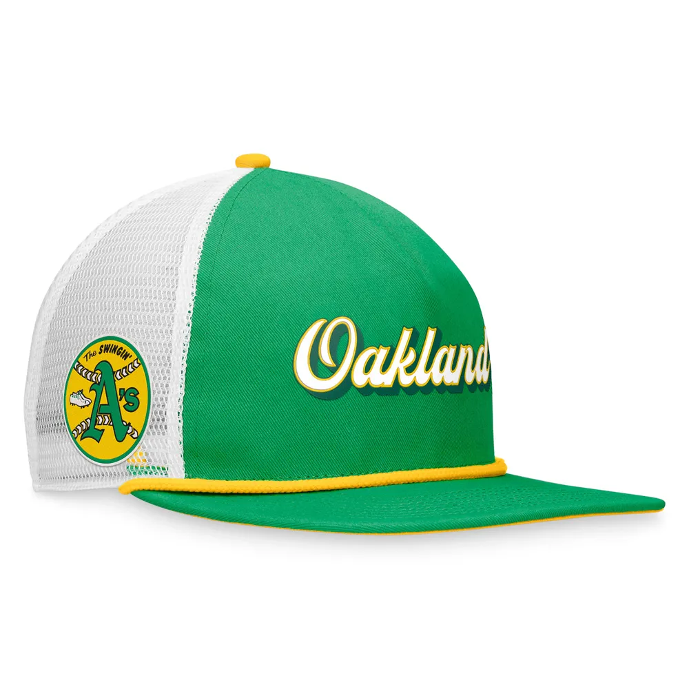 Oakland Athletics Fanatics Branded Cooperstown Collection Fitted Hat - Kelly  Green