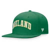 Lids Oakland Athletics Fanatics Branded Iconic Color Blocked Fitted Hat -  White/Green