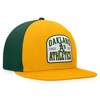 Men's Fanatics Gold/Green Oakland Athletics Cycle Snapback Hat