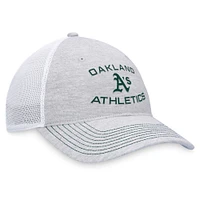 Men's Fanatics Gray Oakland Athletics Trucker Adjustable Hat