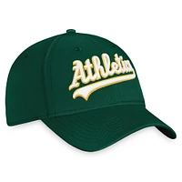 Casquette Fanatics Core Flex pour homme, verte, Oakland Athletics