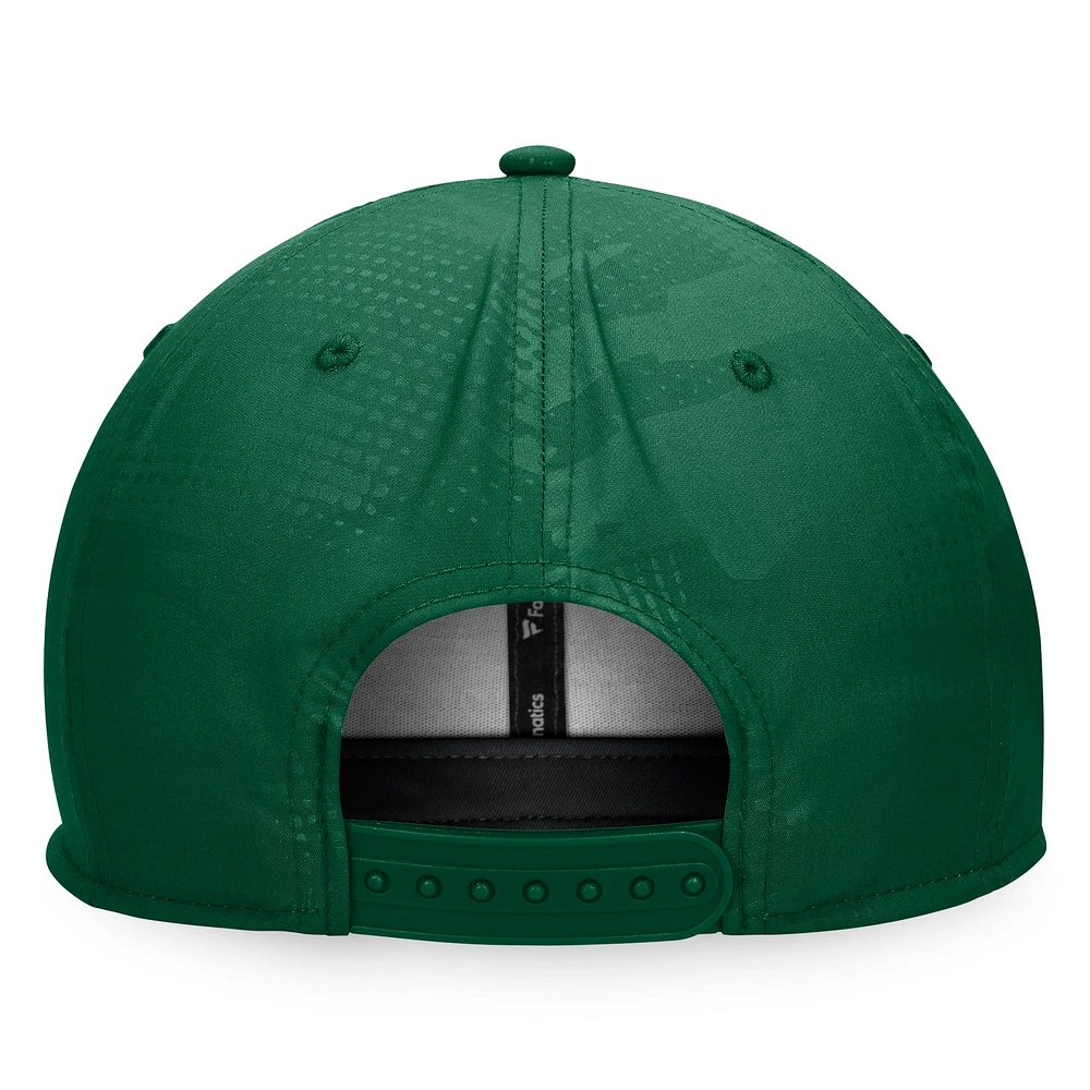 Casquette Snapback emblématique Oakland Athletics verte Fanatics pour homme