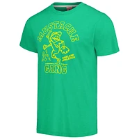 Men's Homage Green Oakland Athletics Doodle Collection Mustache Gang Tri-Blend T-Shirt