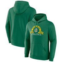 Men's Majestic Kelly Green Oakland Athletics Alternate Utility Pullover Hoodie