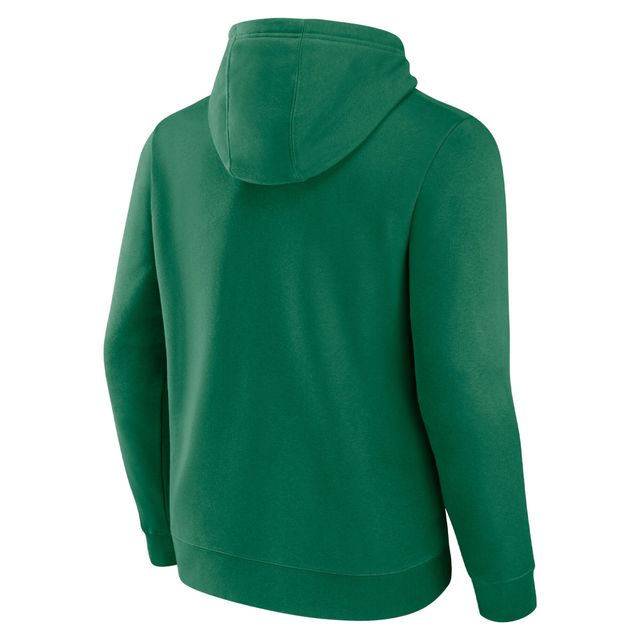 Sweat à capuche utilitaire alternatif vert olive Majestic Kelly pour homme des Oakland Athletics