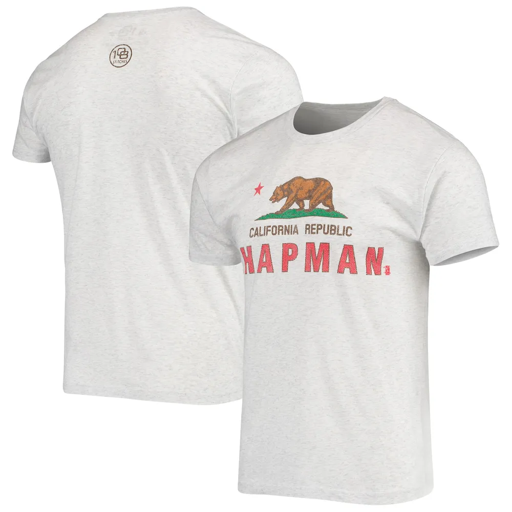 Lids Matt Chapman Oakland Athletics Player Flag Tri-Blend T-Shirt White | Brazos Mall