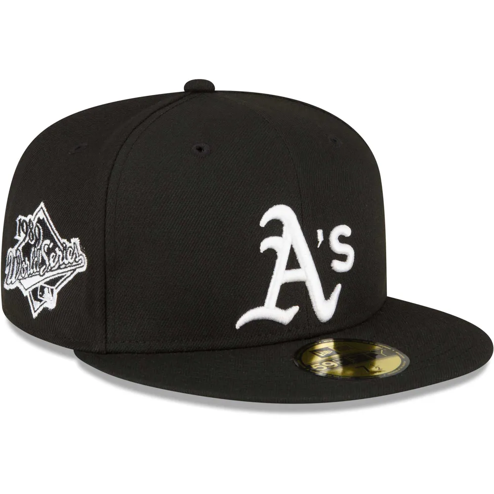 Oakland Athletics New Era Roses 59FIFTY Fitted Hat - Black