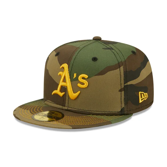 Lids Oakland Athletics New Era Pink Undervisor 59FIFTY Fitted Hat -  Khaki/Olive