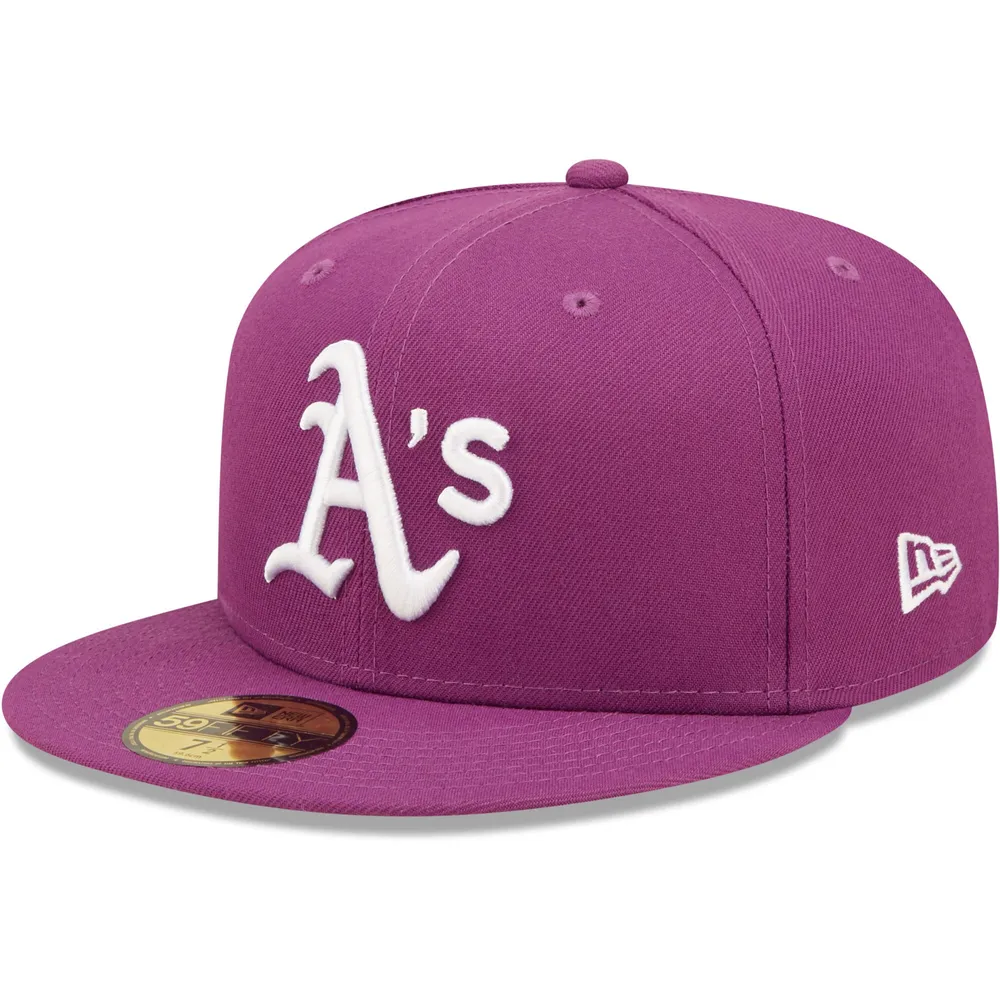 Lids Oakland Athletics New Era Pink Undervisor 59FIFTY Fitted Hat