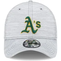 Casquette Speed ​​39THIRTY Flex grise pour homme des Oakland Athletics de New Era