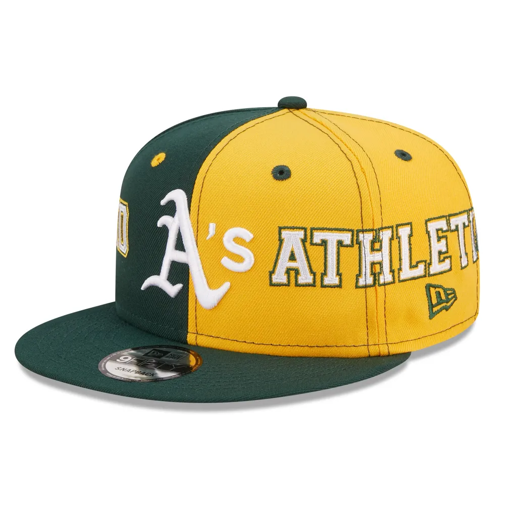 New Era Green/Gold Green Bay Packers Team Split 9FIFTY Snapback Hat