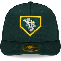 Men's New Era Green Oakland Athletics Cooperstown Collection Logo 59FIFTY Fitted Hat