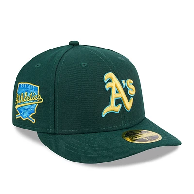 Men's New Era  Green Oakland Athletics 2023 MLB Father's Day Low Profile 59FIFTY Fitted Hat