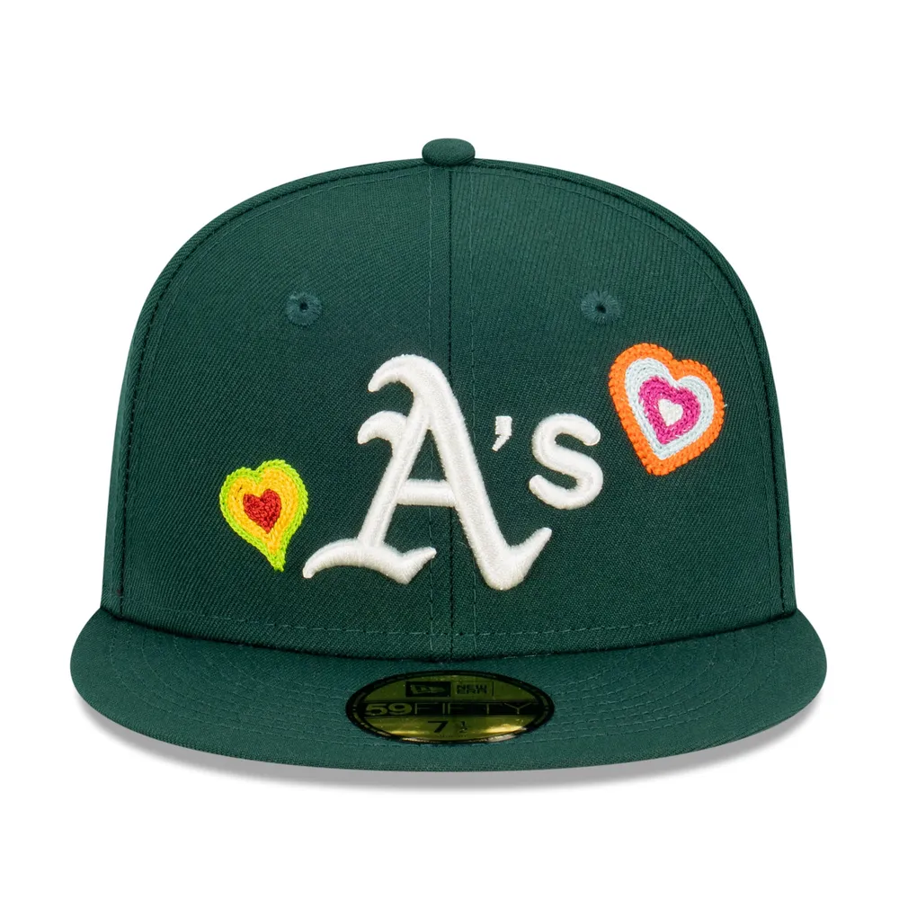 Men's New Era Navy Oakland Athletics White Logo 59FIFTY Fitted Hat