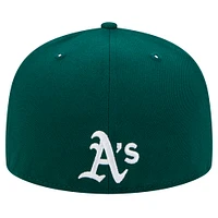 Casquette ajustée Ransom 59FIFTY Oakland Athletics de New Era pour homme, verte