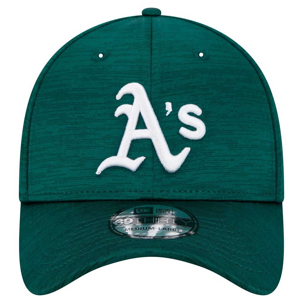 Men's New Era Green Oakland Athletics Tech 39THIRTY Flex Hat