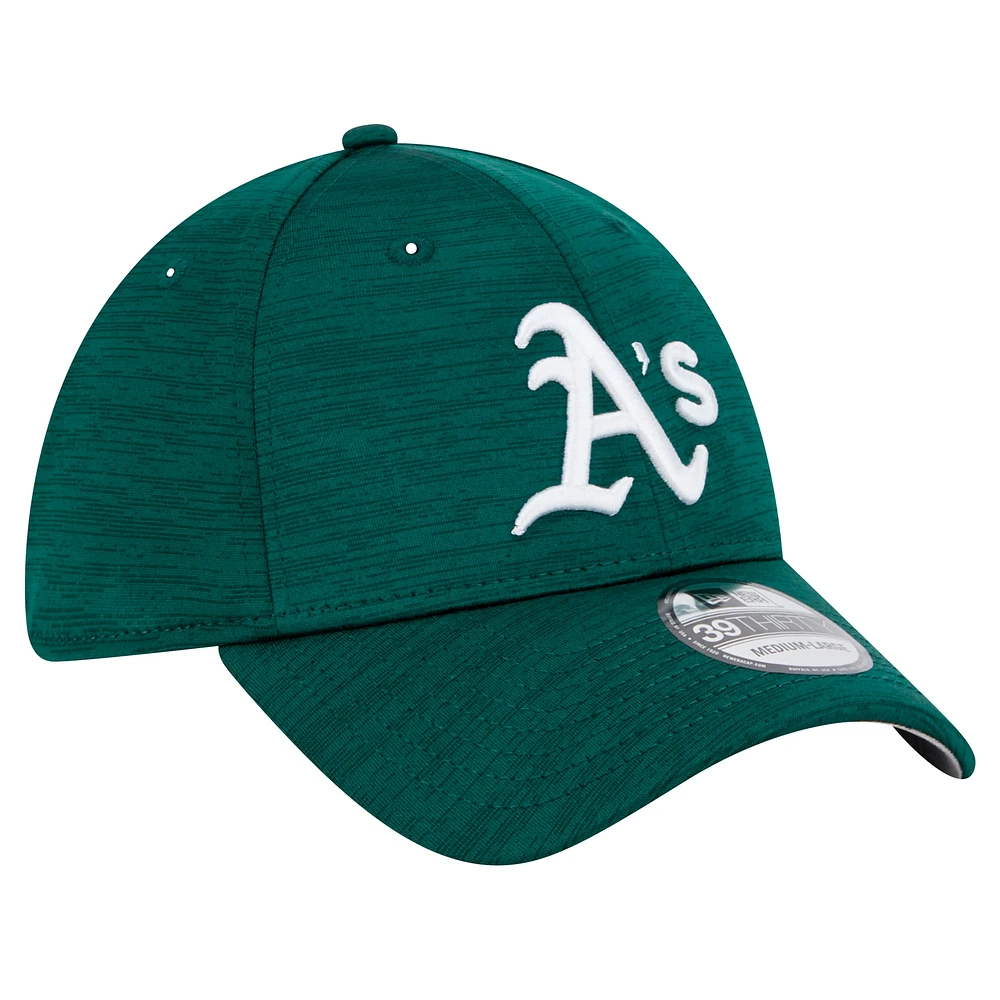 Men's New Era Green Oakland Athletics Tech 39THIRTY Flex Hat