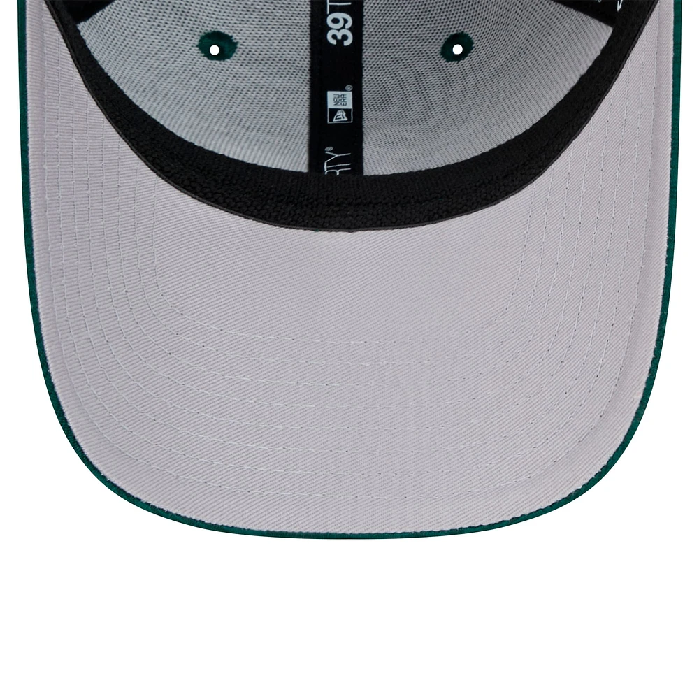 Men's New Era Green Oakland Athletics Tech 39THIRTY Flex Hat