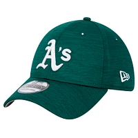 Casquette Tech 39THIRTY Flex Oakland Athletics verte New Era pour homme