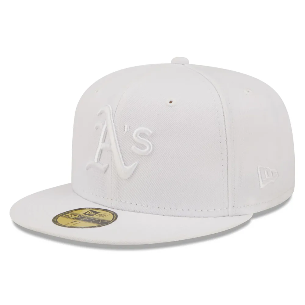 Lids Oakland Athletics New Era White on 59FIFTY Fitted Hat