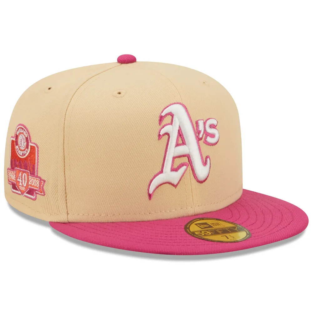 Red Oakland Athletics Americana Patch 59FIFTY Fitted Hat