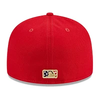 Men's New Era  Red Oakland Athletics 2023 Fourth of July 59FIFTY Fitted Hat