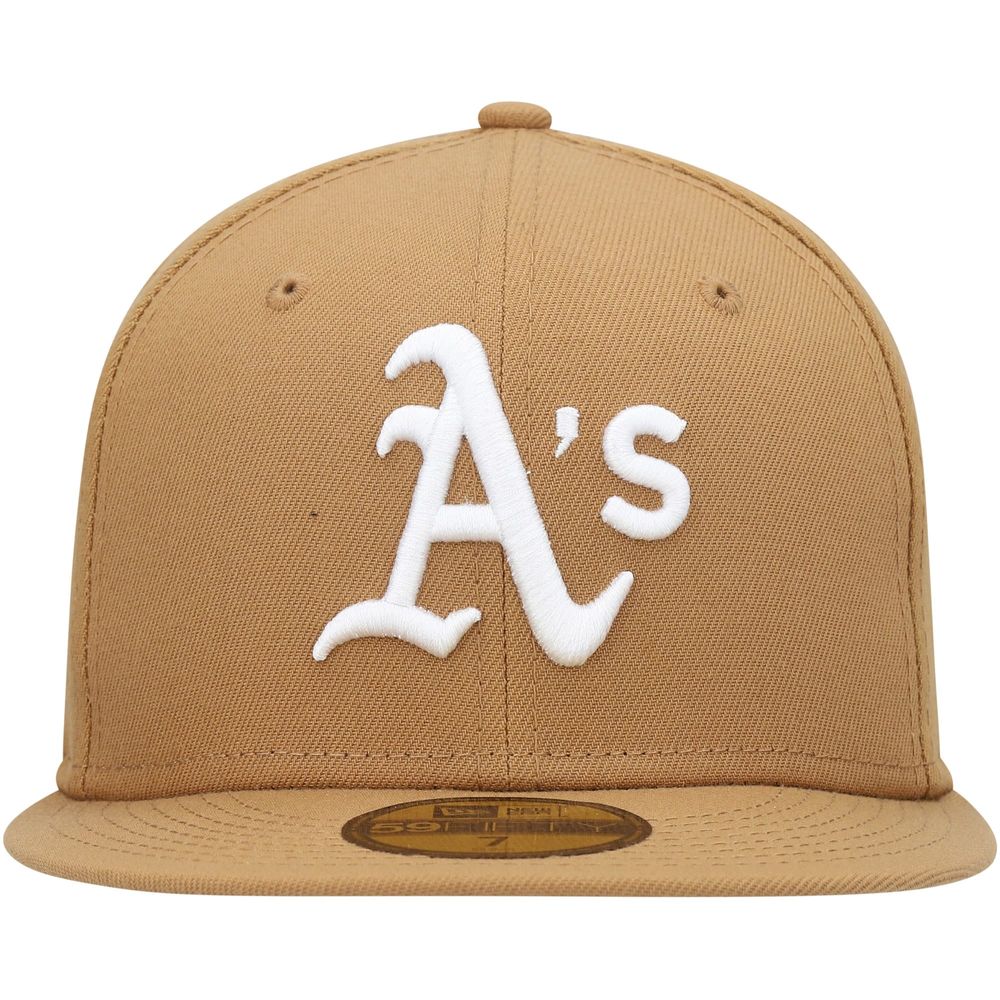 New Era Men's Tan Los Angeles Dodgers Wheat 59FIFTY Fitted Hat