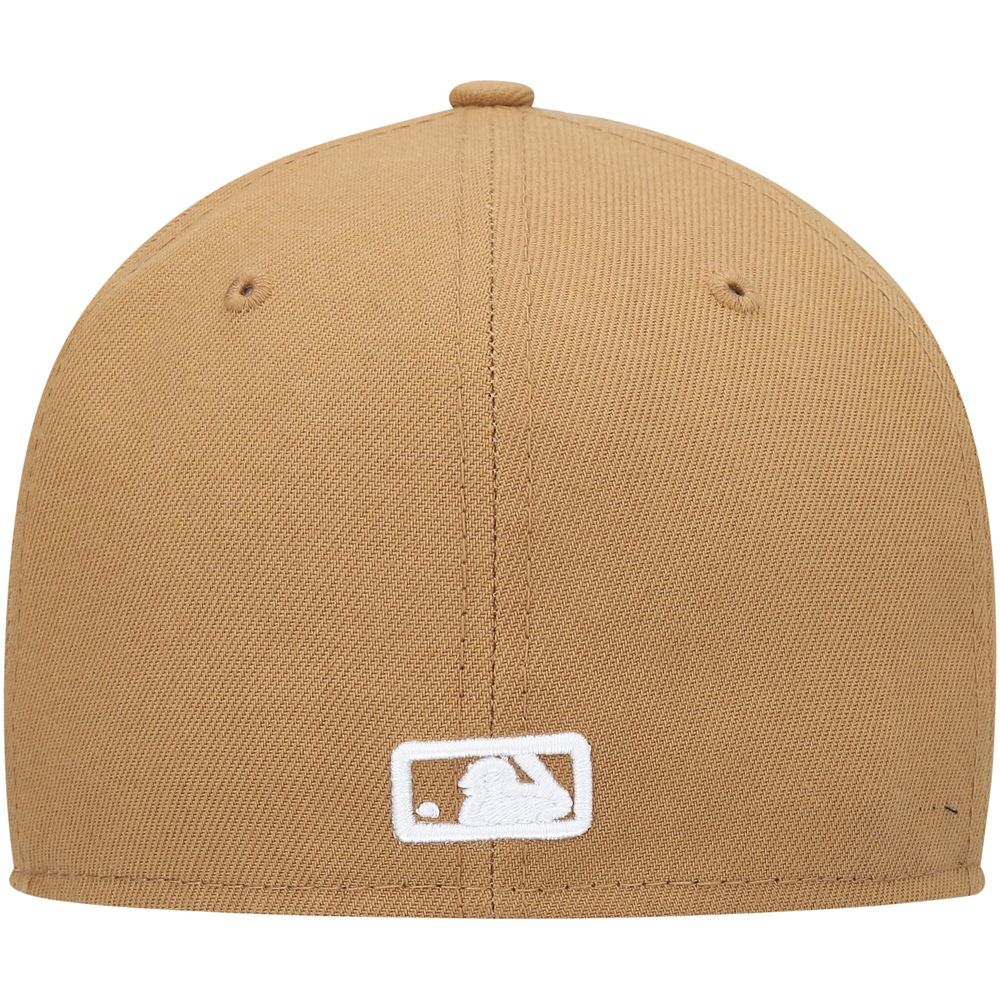 Men's Los Angeles Dodgers New Era Tan Wheat 59FIFTY Fitted Hat