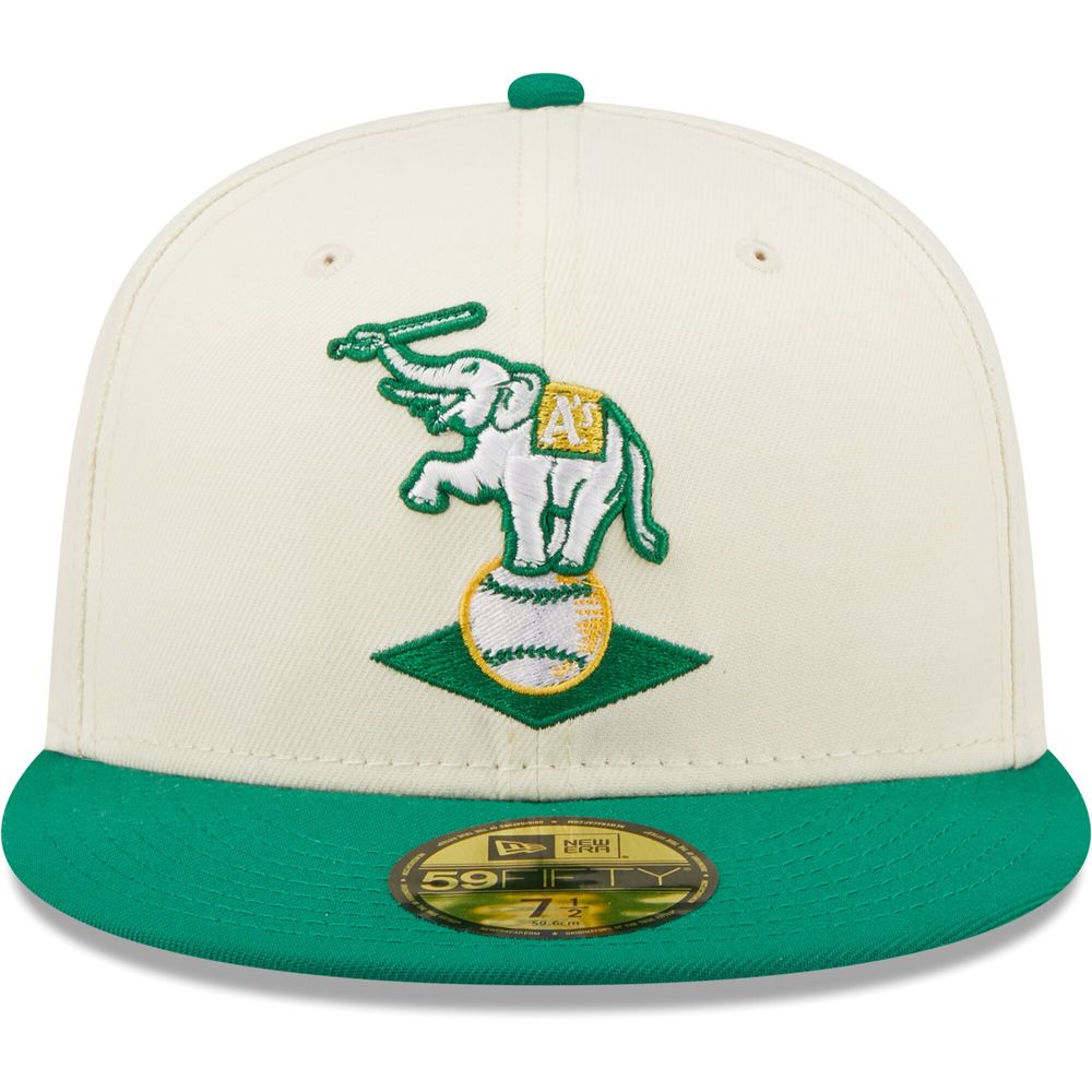 Oakland Athletics Cooperstown 59FIFTY Black/White Fitted - New Era cap