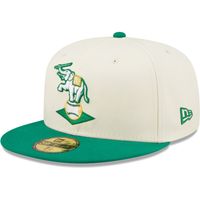 Oakland Athletics Cooperstown 59FIFTY Black/White Fitted - New Era cap