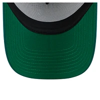 Men's New Era White/Kelly Green Oakland Athletics Cooperstown Collection Trucker A-Frame 9FORTY Adjustable Hat