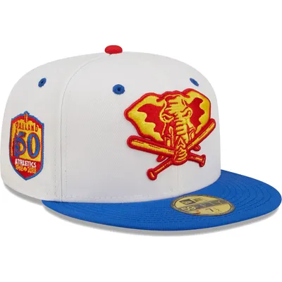 New Era 59FIFTY Texas Rangers 50th Anniversary Patch Game Hat - Royal