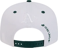 Casquette Snapback officielle Oakland Athletics Doodles 9FIFTY de New Era pour homme blanche