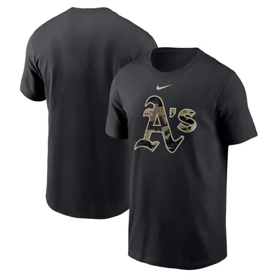 Oakland Athletics Nike Team Camo Logo T-Shirt