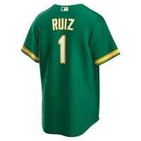 Men's Nike Esteury Ruiz Kelly Green Oakland Athletics Alternate Replica Jersey