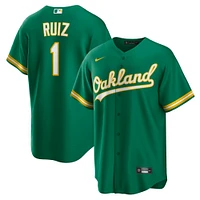 Men's Nike Esteury Ruiz Kelly Green Oakland Athletics Alternate Replica Jersey