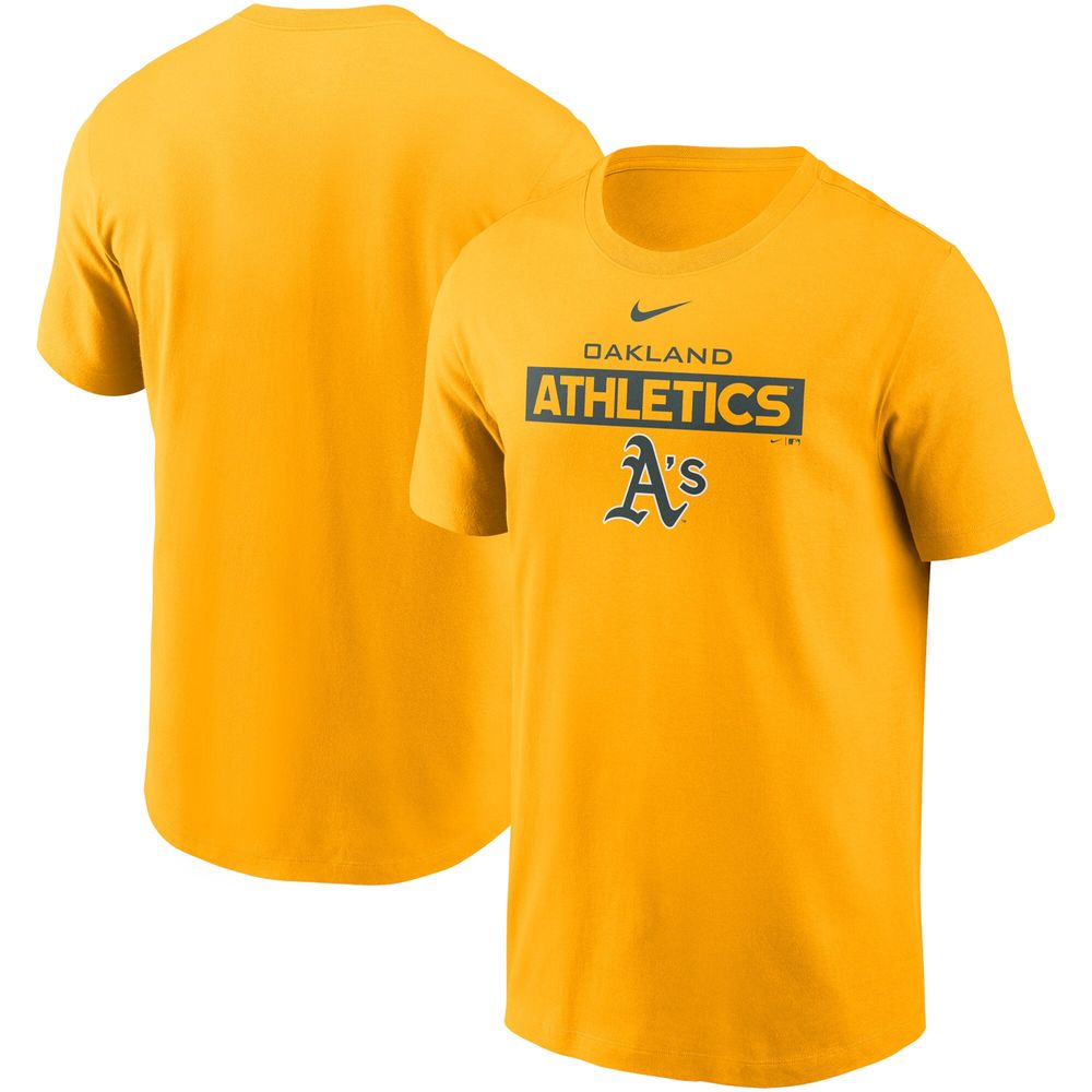 Men's Fanatics Branded Green/Gold Oakland Athletics Player Pack T-Shirt Combo Set