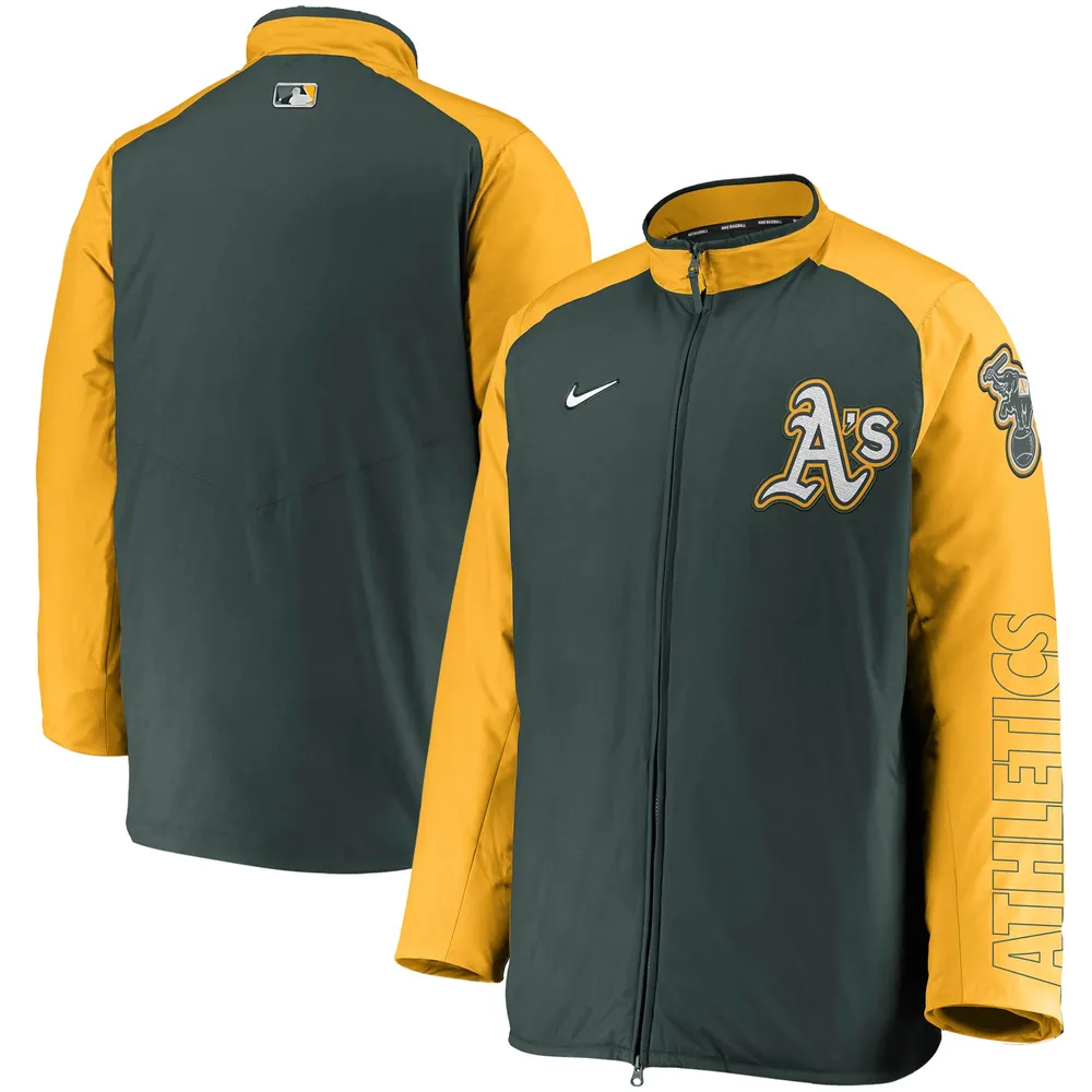 Lids Oakland Athletics Nike Authentic Collection Dugout Full-Zip Jacket -  Green
