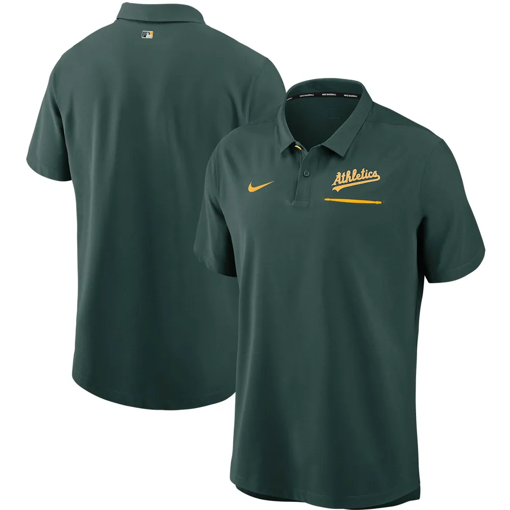 Lids Oakland Athletics Nike Authentic Collection Performance Polo - Green